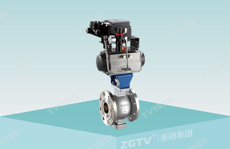 氣動V型球閥