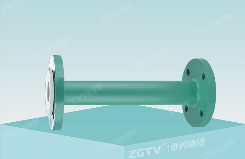 Fluorine lined isostatic pressure pipeline