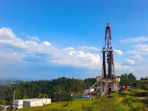Zhejiang Oilfield has set a new domestic record for deep shale gas drilling.(圖1) Zhejiang Oilfield has set a new domestic record for deep shale gas drilling.(圖1)